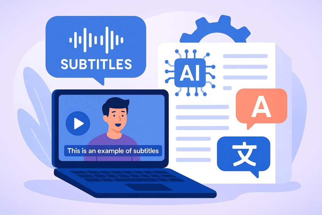 字幕・テロップ作業はAIの自動生成に少しの修正をすればでOK